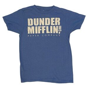 The Office Dunder Mifflin Blue Cotton Tee